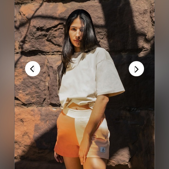 Women's Jordan Fleece Shorts DX0391-812 - Picture 10 of 10